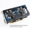 GTX 1650 4GB Graphics Card 128Bit GDDR5 Dual Cooling Fan Computer Graphics Low Power GPU for Working Gaming Video Editing Ports