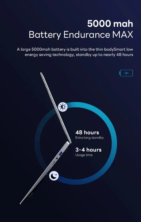 ACEKAMAS 14.1" intel Core i9-10980HK laptop 16GB RAM 1/2TB SSD Portable laptops Windows 11 Pro Office Gaming Notebook computer