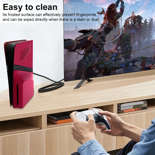 For PS5 Pro Faceplate Case Cover ABS Hard Case Protective Shell with Cooling Vent for PS5 Pro Disc/Digital Edition Accessories