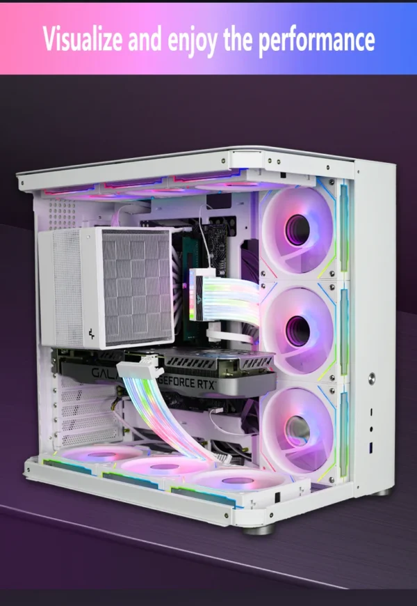 Magic Building Block chassis fan computer cooling fan modular wireless fan 120mm shell cooling fan ARGB ventiladores para pc