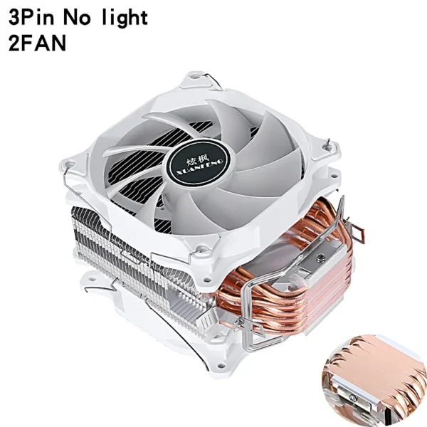 XUANFENG 120mm Fan Radiator Air-cooled 4/6 Heat Pipe CPU Cooler Installing LGA115x 2011 x99 E5 1200 1700 1851 i5 i7 AM4 AM5 2066