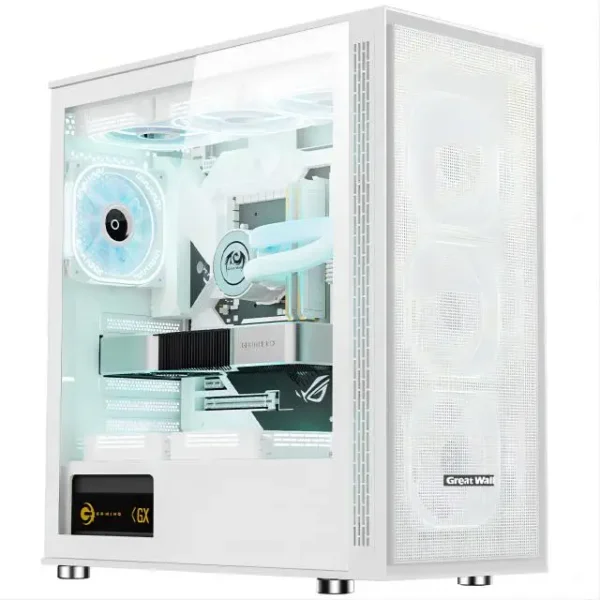 Popular.Prebuilt Gaming PC Desktop, AMD Radeon RX 550 4G GDDR5, Core I5 3.3Ghz up to 3.7Ghz, 16G Ram, WiFi, BT 5.0, RGB Mo