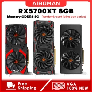 AMD Graphics card blind box RX5700XT 8GB GDDR6 256BIT AMD 2304SP 8Pin HDMI PCI-E 4.0×16 GPU Gaming graphics cards