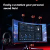 HAYLOU HexStorm G1 Wired Gaming Headphone 7.1 Surround Sound 50mm Dual Driver Esports Gamer Headset with Mic For PS4 PS5 PC