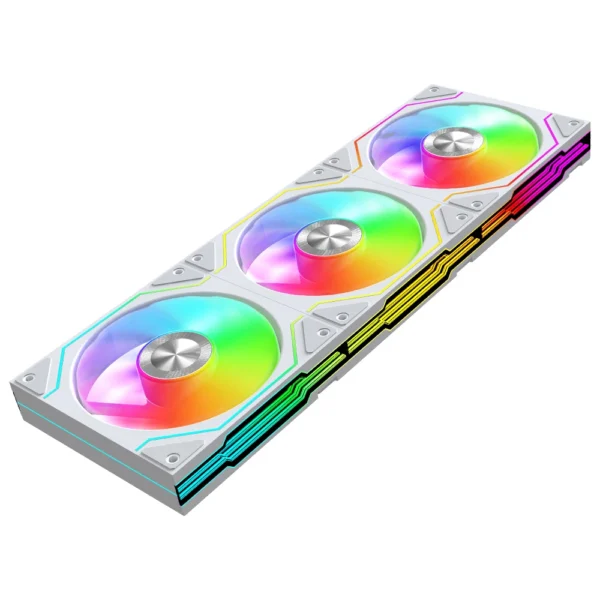 Jungle Leopard Star Trail 120mm ARGB CPU Fan - Infinity Mirror, 5V 3Pin Addressable RGB Cooling for Gaming PC