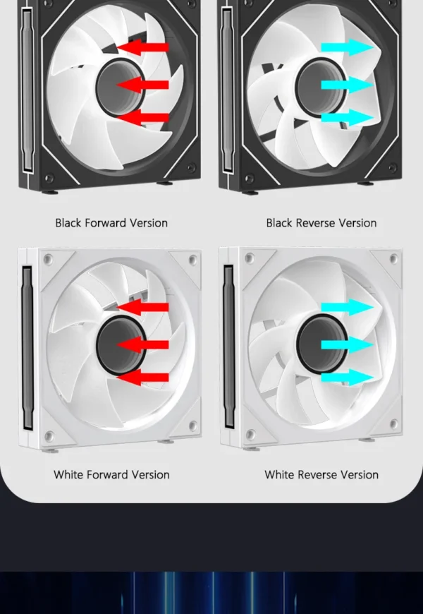 JUMPEAK MX120 360mm Modular Wireless Splicing PC 120mm Case Cooling Fan ARGB Infinite Mirror Effect For Computer Water Cooler
