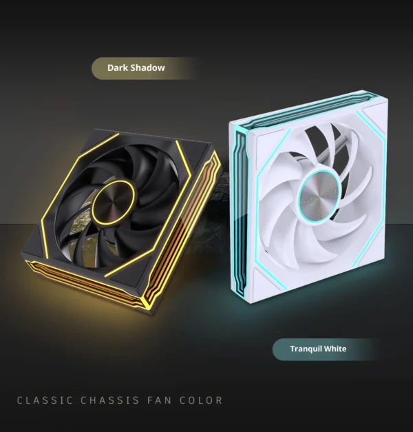 LOVINGCOOL Coherent Pro-360/240/120 ARGB digital display PC fan computer case Siamese Building block fan Integration