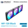 UPSIREN WF-120 ARGB PWM 3PCS Chassis fanARGB120mm/4PIN PWM/ Magic Color Wireless Stitching Computer heat dissipation fan