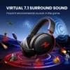 HAYLOU HexStorm G1 Wired Gaming Headphone 7.1 Surround Sound 50mm Dual Driver Esports Gamer Headset with Mic For PS4 PS5 PC
