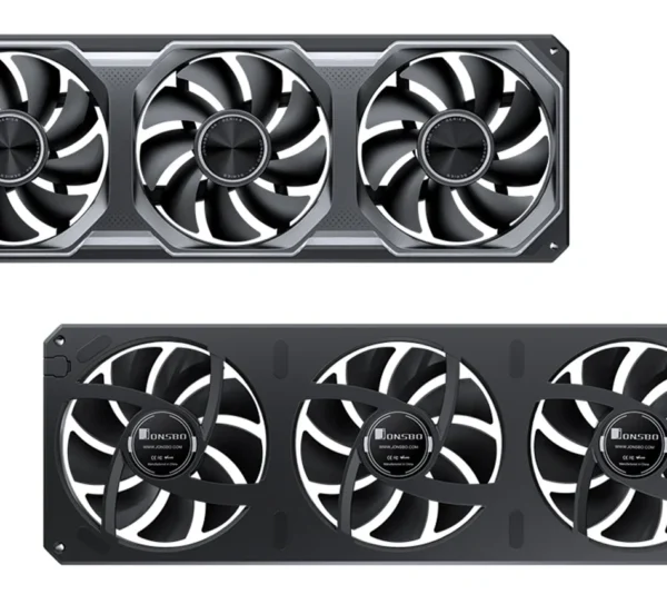 JONSBO XA-360/120 12CM ARGB Case Fan (Dual Bezel Lighting Effect/Color Blocking/Aura Sync/PWM Male/Female Connectors)