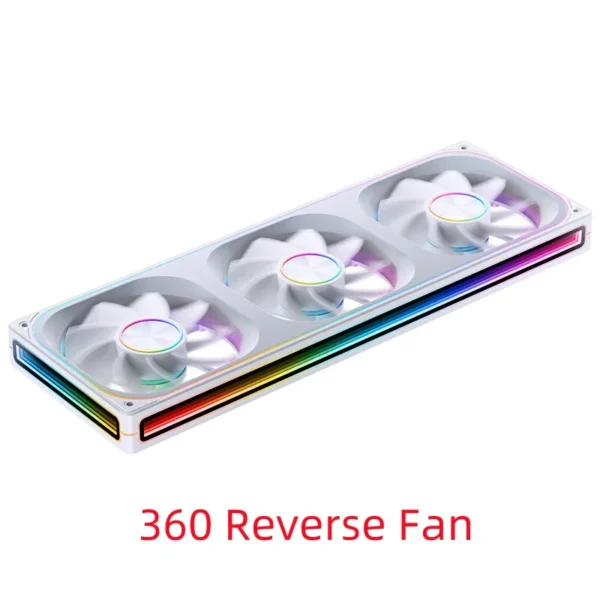 JONSBO ZA-120/240/360 Computer Case Fan 12CM 5V ARGB 120mm Monolithic Structure Water-Cooled Fan  PWM Forward/Reverse Fan Kits