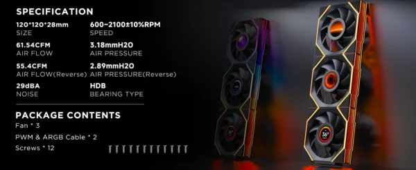 Interstellar V4-LCD 1.5 Inch 60Hz Customize Screen Modular Splicing Infinity Mirror 120mm CPU Case LCD Fan Jungle Leopard