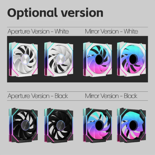 Nollie FAN GC140 ARGB 140mm Fans 34LED Cooling Fan Modular Stackable Splicing PWM Silent