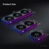 LOVINGCOOL Coherent Pro-360/240/120 ARGB digital display PC fan computer case Siamese Building block fan Integration