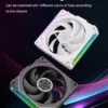Coolcirc DL-2 120mm ARGB Cooling Fan Modular Wireless Stackable Splicing 800-2000RPM PWM Silent for Gaming PC Case Water Cooler