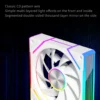 Power Train PRISM 8 PRO Computer Case Fan 120mm ARGB 4Pin PWM Quiet CPU Cooling Fan 12V Large Air Volume 56.8CFM/600-1500RPM