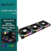 UPSIREN ZF-120 Computer Case Fan 12cm ARGB 4Pin PWM Quiet Cooling Fan 12V Large Air Volume 45CFM/600-1500RPM Use 26 lamp beads