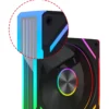 Power Train PRISM 8 PRO Computer Case Fan 120mm ARGB 4Pin PWM Quiet CPU Cooling Fan 12V Large Air Volume 56.8CFM/600-1500RPM