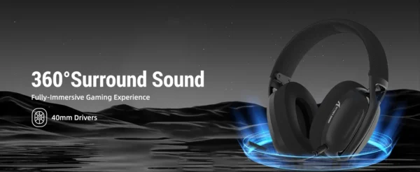 ATTACK SHARK L80PRO Wireless Gaming Headset 2.4G/BT/Wired Ultra-Light 40mm Drivers Low Latency Headphone for PC PS5 Switch Xbox