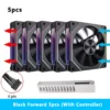 Prism 5 PRO 120mm Fan 6pin RGB Pc Case Ventiladores Computer Chassis Fan Water Cooler PC Gamer Cooling Kit Fan Ventilador