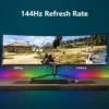 49 Inch Curved Gaming Monitor 144Hz Ultrawide 32 9 WDFHD 3840x1080P HDR400 sRGB USB C DP HDMI Built in Speakers Adjustable
