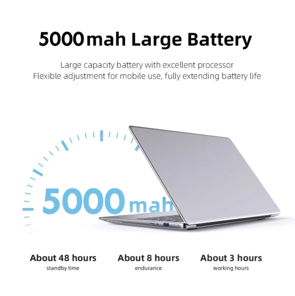 14.1" Ultra Slim Windows 11 Pro Laptop Computer intel Atom A3950 12GB RAM 1TB 2TB SSD Notebook PC 1080P HD Office Study Laptops