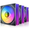 Prism 7 Pro Fan 120 mm Single Pack ARGB Fan Infinity Mirror Daisy Chain Design ﻿
