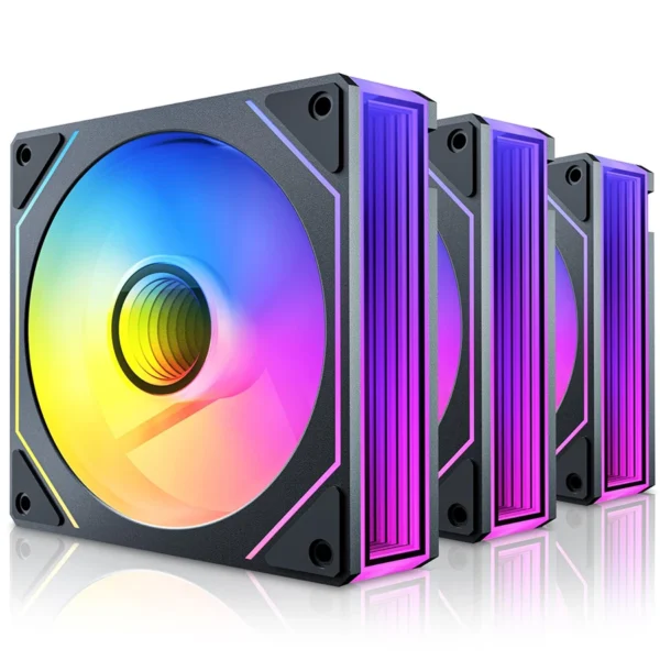Prism 7 Pro Fan 120 mm Single Pack ARGB Fan Infinity Mirror Daisy Chain Design ﻿