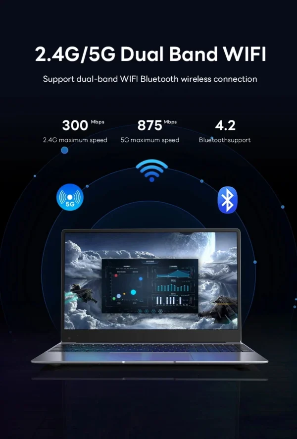 ACEKAMAS 14.1" intel Core i9-10980HK laptop 16GB RAM 1/2TB SSD Portable laptops Windows 11 Pro Office Gaming Notebook computer