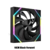 140 Case Fan ARGB, Silent 6-30dBa 89CFM Big Airflow, 14CM PC Cabinet 14025 Cooler Support Mobo 5V ARGB SYNC, Reverse Or Forward