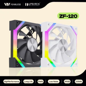 UPSIREN ZF-120 PC Fan ARGB 120mm 4Pin PWM Quiet Cooling Computer Case Fan 12V Large Air Volume gaming accessories ventilador