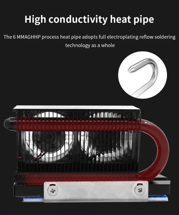 TISHRIC RGB SSD M2 Radiator With Two Fans Cooling 7000RPM 3Pin M.2 Hard Disk Heatsink For Desktop PC NVMe NGFF M.2 2280 SSD
