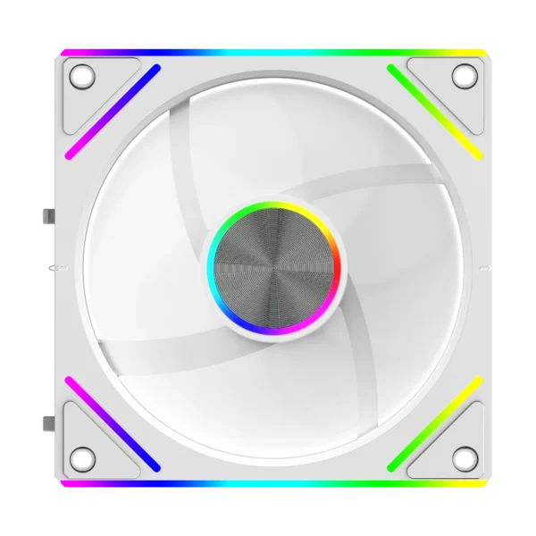 UPSIREN WF-3 120mm Wire-free splicing case fan motherboard light synchronization 4PIN PWM Center axis CD texture design 12CM
