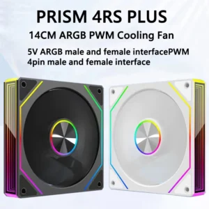 ICE Whale 4RS PLUS 14CM ARGB Chassis Fan 650-1500RPM Air-Cooled PC Cooling Fan