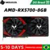 MOUGOL Graphics Card RX5700 8gb GPU PC Gaming GDDR6 Memory 7nm 256Bit PCIEx16 4.0 Desktop Computer Video Cards for AMD Radeon