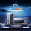 CHUWI UBox Mini PC AMD Ryzen 5 6600H 16GB DDR5 512GB SSD Windows 11 Pro 4K 240Hz Decording WiFi 6 BT 5.3 Extend M.2 1T*2  650g