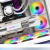 PRISM IV PRO Case Cooling Fan 120mm 5V 3 PIN ARGB, 12V 4 PIN PWM, for CPU & Case,Infinity Mirror Series,1650 RPM, 65 CFM
