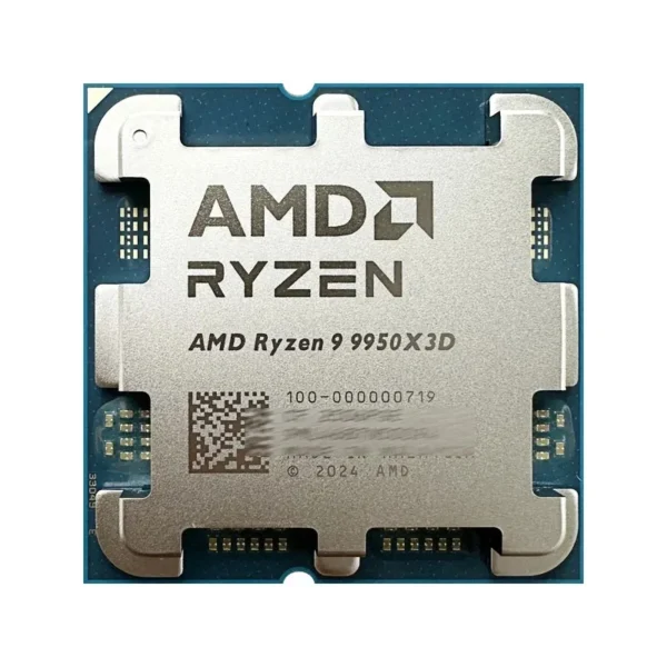 AMD Ryzen 9 9950X3D Game CPU R9 9950X3D Up to 5.7GHz 16-Core 32-Thread Socket AM5 128MB Cache Gaming Processor without Package