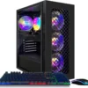 Gaming PC – i5-14400F, RTX 5050 8GB Triple-Fan, 32GB DDR5, 1TB NVMe SSD 3300MB/s, 600W PSU, ARGB Case with 6 ARGB Fans & Remote