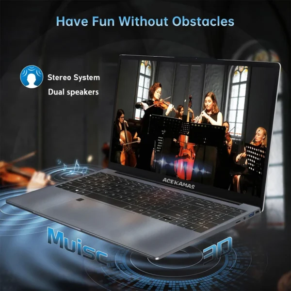 2026 ACEKAMAS 15.6" Gaming Laptop Intel Core i9 10980HK IPS 4K Gamer Computer 16GB DDR4 1TB SSD M.2 Windows 11 Pro Notebook PC