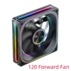 JONSBO ZA-120/240/360 Computer Case Fan 12CM 5V ARGB 120mm Monolithic Structure Water-Cooled Fan  PWM Forward/Reverse Fan Kits