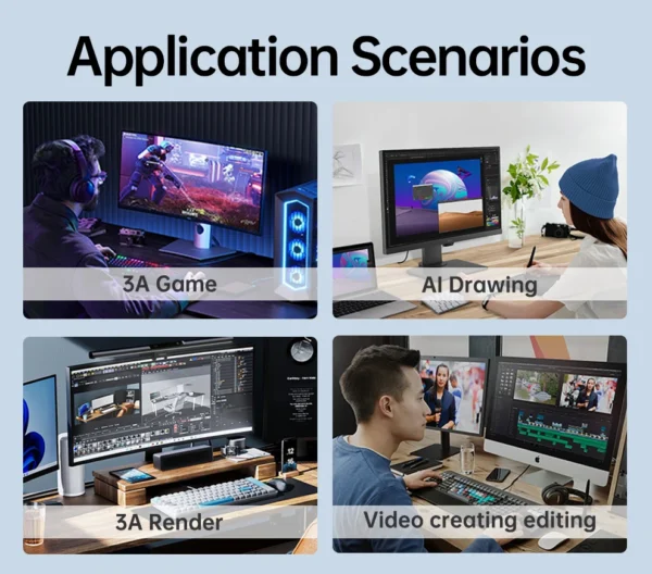 SOYO AMD Radeon R7 350 4GB Graphics Card DDR5 Memory 128Bit HDMI-compatible VGA DVI Video Card for Desktop Computer Components