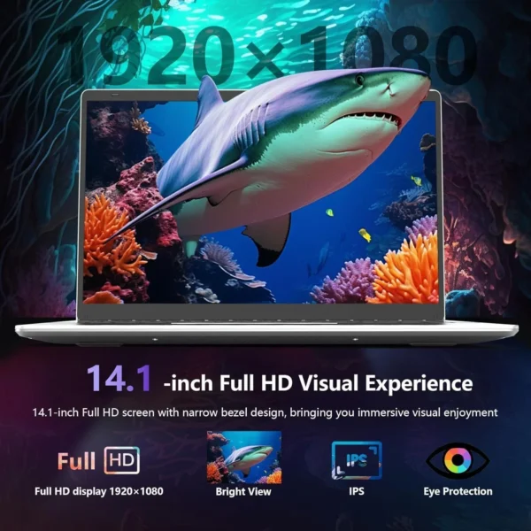 Ultra Slim Laptop Intel Core i9-10980HK 14.1" 16GB RAM 2TB SSD Portable laptops Windows 11 Pro Office Study Notebook Computer