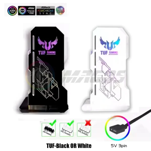 4090 GPU Holder Jack Support 40 Series VGA Bracket RGB Flow MSI AORUS ROG TUF Belief Anime Characters PC Assemble MOD