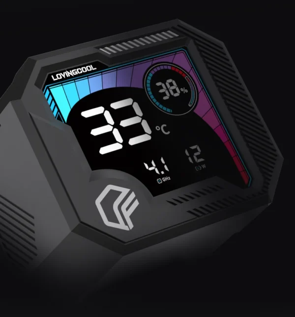 LOVINGCOOL AK water cooler 240mm 360mm broken code screen dynamic digital display liquid cooler ARGB Abyss Mirror Cold radiator