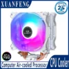 XUANFENG 120mm Fan Radiator Air-cooled 4/6 Heat Pipe CPU Cooler Installing LGA115x 2011 x99 E5 1200 1700 1851 i5 i7 AM4 AM5 2066