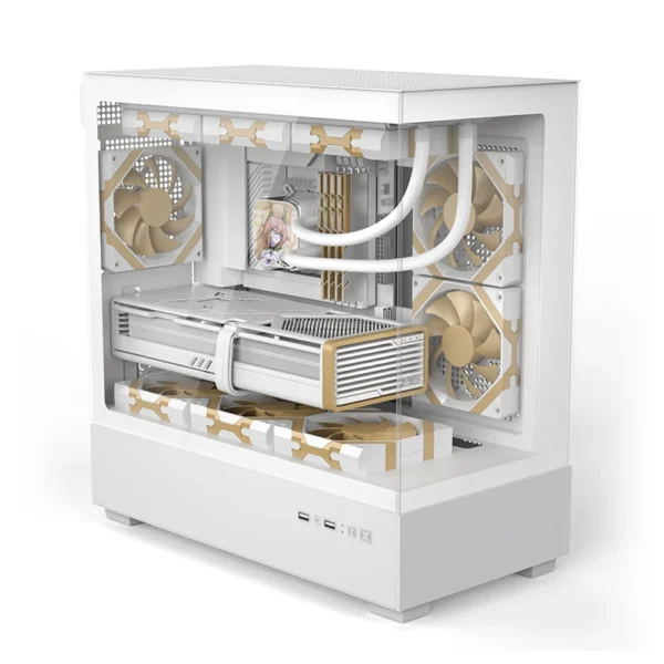 Factory Oem Custom Computer Pc Case Gaming Atx Cases & Towers Glass Cabinet Rtx 4060 With Rgb Fans for Gaming Desktop