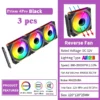 Prism 4 Pro Building Blocks Modular Case Fan ARGB Mirror Cycle Light Effect 800-2000RPM PWM Water Cooling 120mm Cooler Fan