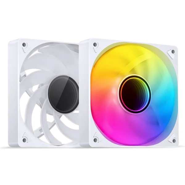 JONSBO SL-120 White/Black 120mm Case Fan 5V 3PIN ARGB Silent CPU Cooler Fan 4PIN PWM Serializable Reverse Fan