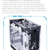 Lovingcool New Design Open Style Gaming Chassis Tempered Glass Micro ATX Mini ITX Computer RGB Casing Desktop PC Case with Fan